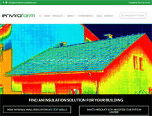 Tablet Screenshot of enviroform-insulation.com